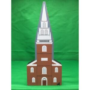 The Cats Meow 1992 Old North Church Boston Wooden Shelf Sitter